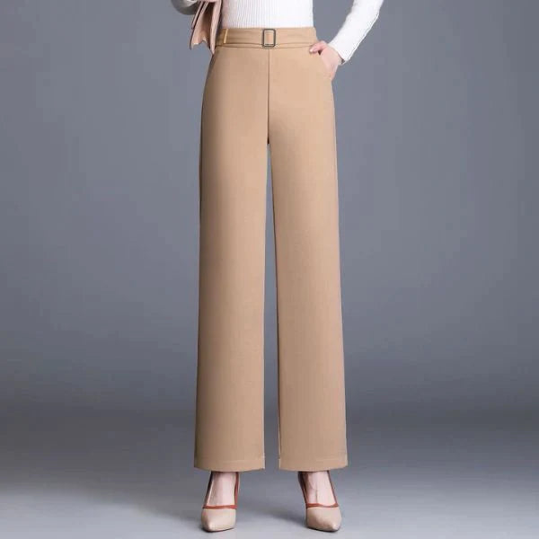 DASSAGE™ - Pantalon amincissant à jambe large avec fermeture élégante